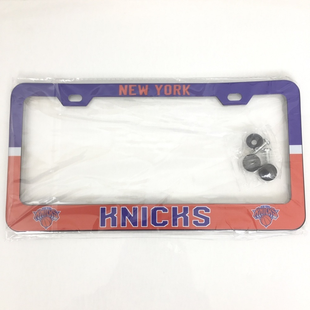 NBA New York Knicks License Plate Frame NEW NWT Auto Car Basketball Fan